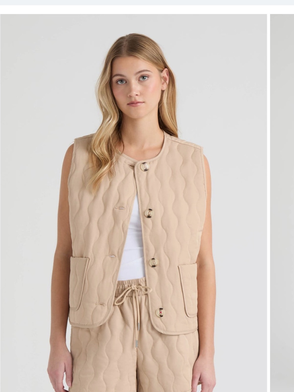 NWT Hunter Quilted Button Down Vest S
